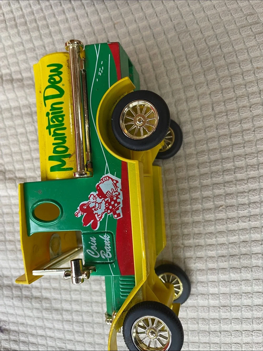 Mountain Dew Branded Green & Yellow Kids Toy Truck